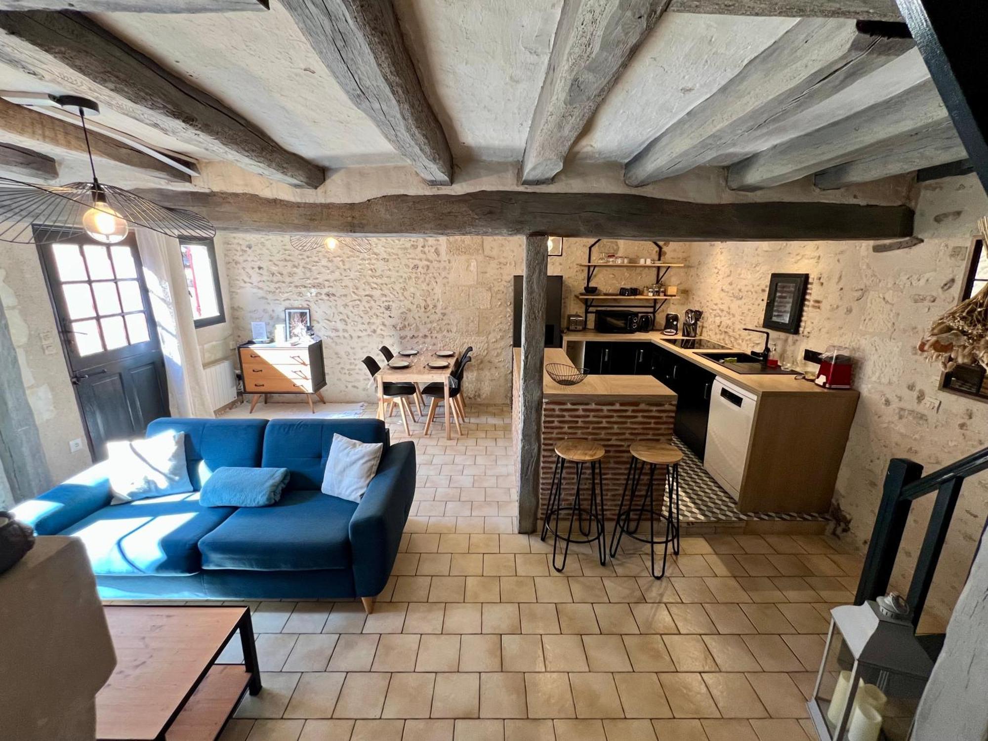 Le Cottage Des Chalands แซ็งต์-จอร์จ-ซูร์-แชร์ ภายนอก รูปภาพ